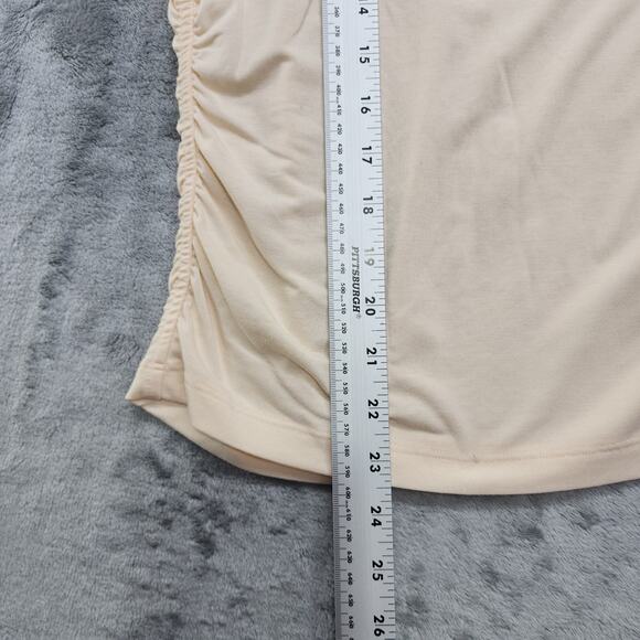 Athleta Foresthill Ascent Tank Top Cream Sleeveless Wool Nylon Stretch Hiking - Picture 8 of 9